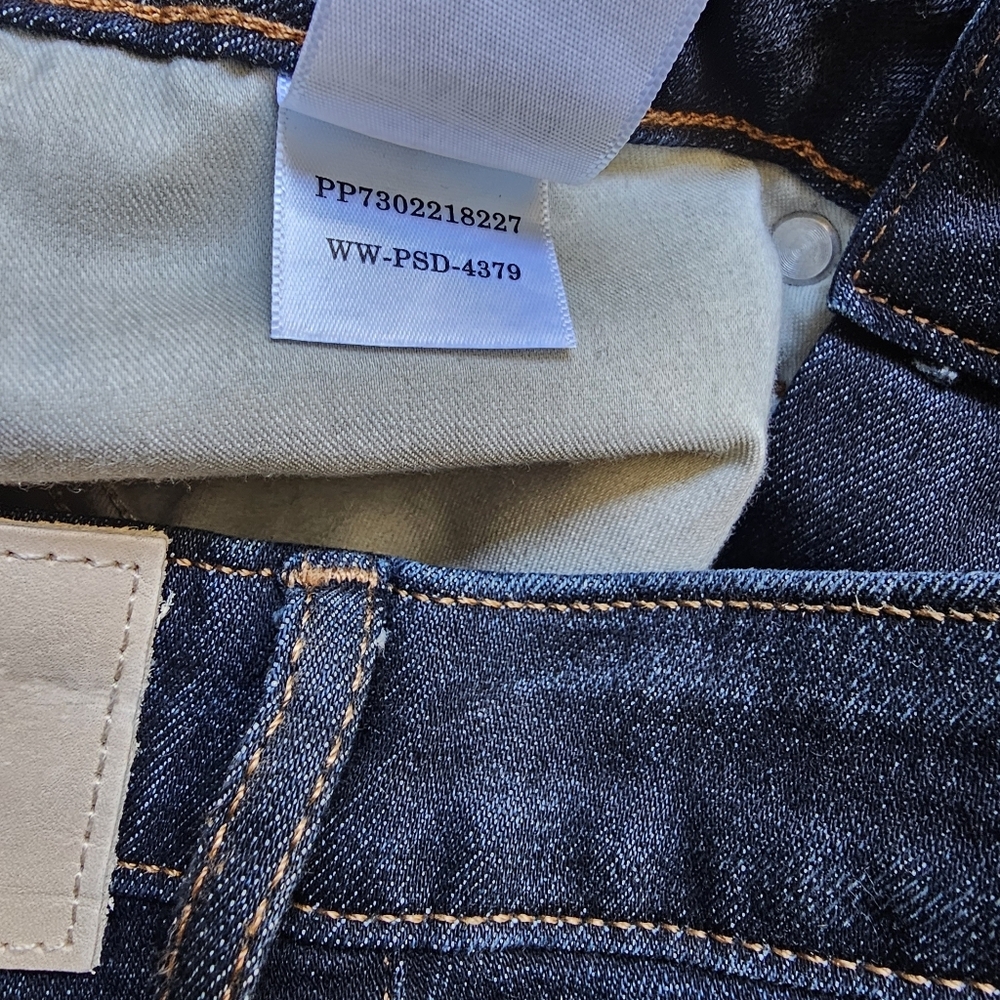 Everlane The Curvy High-Rise Skinny jean dark wash stretch 24 - Picture 6 of 6